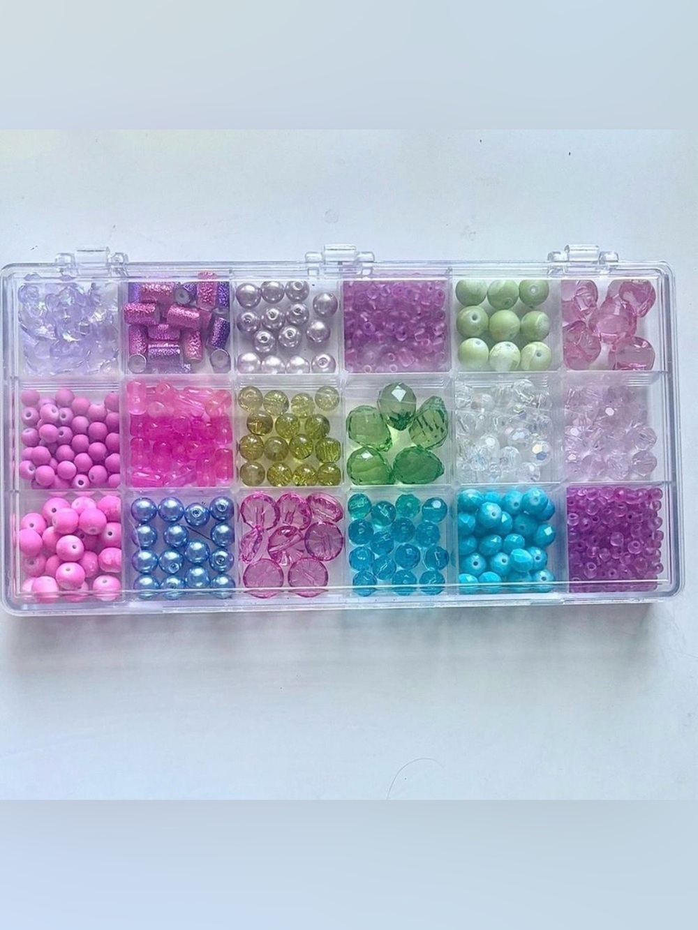 Mixed Pastel Bead Assortment Set